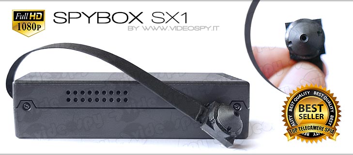 Telecamera spia SpyBox SX1 - Microcamera a visione notturna